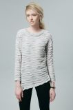 Design and Manufacture Customers' Requirement Women Fabric Long Sleeve Blouse Tops