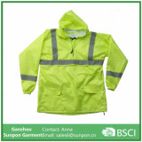 Wholesales Reflective Rainsuit safety Rain Coat for Worker