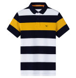 New Style Cotton Striped Fashion Men′ S Polo Shirt