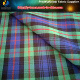 Polyester Twill Yarn Dyed Check Spandex/Elastic Shirting Fabric for Garment/Trousers (YD1114)