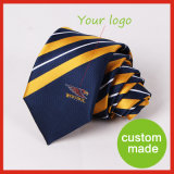 Woven Custom Made Polyester Necktie with Logo Silk Tie