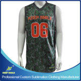 Custom Made Full Sublimation Premium  Basketball Single Ply Reversible Jersey