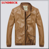 Best Sell Winter PU Jacket for Men Leisure Clothes