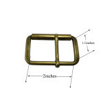 Fashion Accessories Custom 2 Inches Brass Plated Pin Belt Buckles