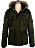 Men Parka Fashion Hoody Winter Fake Fur Jacket