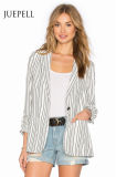 Fashion Stripe Suit Office Women Jacket