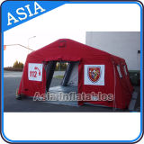 Durable Inflatable Relief Tent, Inflatablered Crosstent, Inflatable Disaster Tent