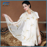 Chinese Print Fashion Pashmina Scarf Silk Woman
