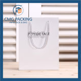 Elegant White Matt Promotion Paper Bag with Logo (CMG-MAY-047)
