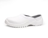Cleanroom White PU Safety Shoes Safety Slippers