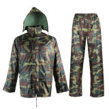 Army Rainsuit/ Rainwear in Woodland Camouflage