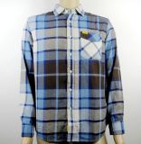 Factory Directly! ! Stock Checked Shirts for Men