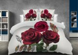 3D Flower Bedding Sets Home Textile Duvet Cover Sets, Floral Queen Bedding Sets