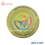 Iron / Brass Metal Gold Souvenir Coin for Custom Gift
