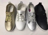 Summer Shine Casual Women PU Material with Sliver & Gold Colorful Comfort Shoes
