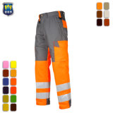 High Visibility Trousers Reflective Safety Work Pants