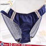 Sexy Ventilate Satin Lacework Mature Ladies Transparent Underwear