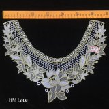 35*30cm White Crochet Neckline Collar Lace Patch Motif Appliques Need Sewing for Blouse Skirt Hme939