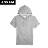 100% Cotton Men/Women Gym Short Sleeve Hoodie (HD016)
