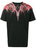 Men's Red Lightning Print T Shirt