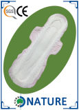 3D Lead Guard Cotton Sanitary Napkin with Double Wings