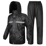Men Reflective Traffic Raincoat Jacket Pant Work Protective Rain Suit