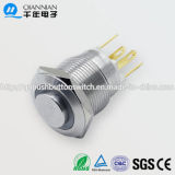 19mm High Flat Ring 4pin with No Resistor Metal Button