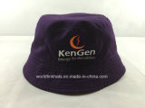 Custom 100% Cotton Reversible Bucket Hat with Embroidery Logo Design