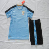 Uruguay Home Kid Soccer Kit, Football Uniform Kits