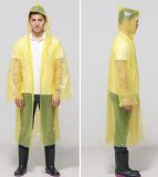 Cheap Disposable PE Raincoat Unisex Plastic Rain Poncho
