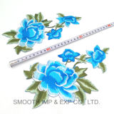 Wholesale Custom Flower Rose for Women Clothing Fashion Embroidery Patch