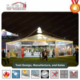 Latest Design Hexagon Tent with Glass Walls for Outdoor Events