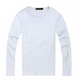 Customize Brand Logo Cheap Blank Men Long Sleeve T-Shirt