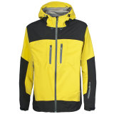 2015 Mens 3 Layers Yellow Waterproof Ski Jacket