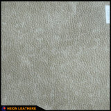 Lychee Grain 2.0mm Polyester Backing Synthetic Leather for Furniture Hx-F1707