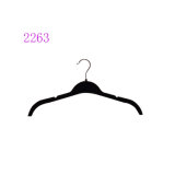 Custom Black Velvet Shirt/Dress Hanger No Slip with Notches