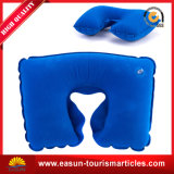 Custom Design Collapsible Inflatable U-Shape Air Travel Neck Pillow