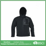 Cheap Softshell Jacket Waterproof Protective Clothing Black Sports Jacket