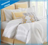 Modern Light Gray Design Microfiber Comforter Bedding Set