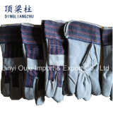 10.5 Inch Cowhide Leather Protective Hand Welding Gloves with Ce
