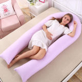 Soft Polyester U Shape Pregnant Woman Maternity Full Body Support Pillow