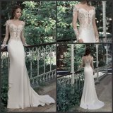 Long Sleeve Bridal Dresses Beach Garden Wedding Gowns W14822