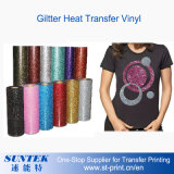Giltter Heat Transfer Vinyl for T-Shirt/Jersey/Sportswear