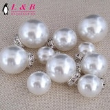 White ABS Plastic Pearl Button