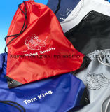 Wholesale Promotional Custom Waterproof 210d Nylon Cloth Drawstring Shoe Bags