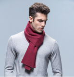 Men's Fashion Plain Color Wool Acrylic Knitted Winter Scarf (YKY4619)