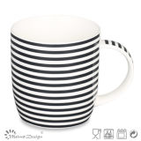 New Bone China Stripe Ceramic Promotion Mug