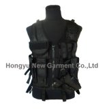 Black Military/Police Equipment Airsoft Tactical Vest (HY-V038)