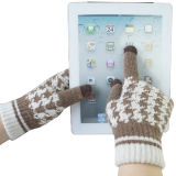 Lady Fashion Wool Knitted Touch Screen Winter Magic Gloves (YKY5454)