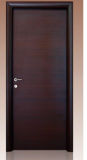 Black Walnut Flush Design Wooden Door